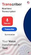 Transcribe Speech to Text plakat
