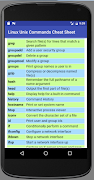 Linux Unix Commands Cheat Shee اسکرین شاٹ 3
