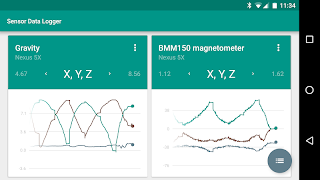 4 Schermata Sensor Data Logger