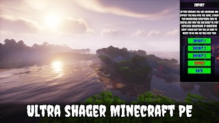 Ultra Shader Mod for Minecraft পোস্টার