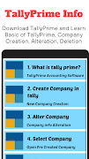 برنامه‌نما Learn TallyPrime عکس از صفحه