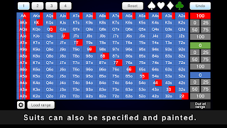 Poker Range Painter syot layar 3
