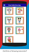 How to Draw Cute Dolls Step by Step পোস্টার