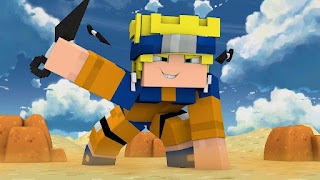 Naruto Anime Mod For Minecraft постер