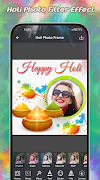 برنامه‌نما Holi Photo Frame عکس از صفحه