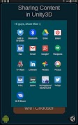 Sharing Content (Unity3D demo) syot layar 4