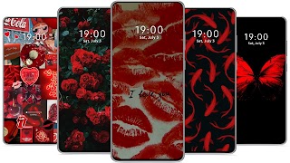 Wallpaper Merah Red syot layar 7