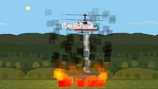 Pixel Helicopter Simulator ảnh chụp màn hình 2