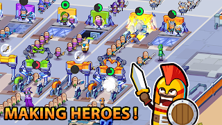 Hero Making Tycoon: Idle Games تصوير الشاشة 2