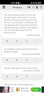 Quotes about Sadness screenshot 1