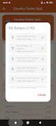 Country Codes Quiz captura de pantalla 4