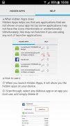 Hidden apps detector screenshot 2