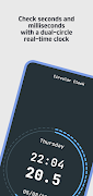 Round Clock with Milliseconds screenshot 1