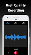 برنامه‌نما Voice Recorder عکس از صفحه