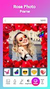 Rose Photo Frame تصوير الشاشة 4