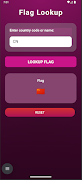 Flag Lookup ภาพหน้าจอ 1
