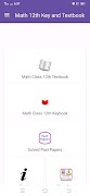 Math 12th Keybook and Textbook تصوير الشاشة 4