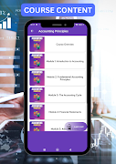 برنامه‌نما Accounting Principles عکس از صفحه