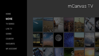 برنامه‌نما mCanvas TV عکس از صفحه