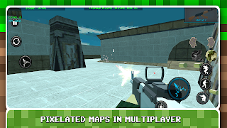 Blocky Shooting Arena 3D Pixel ภาพหน้าจอ 4
