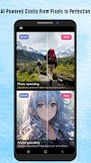 برنامه‌نما UpscaleX: AI Enhancer Enlarger عکس از صفحه