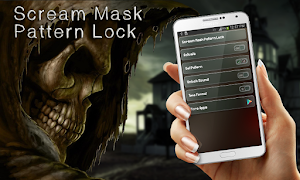 Scream Mask Pattern Lock imagem de tela 3