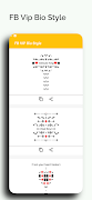 Vip Profile Helper : Bio Style screenshot 1