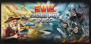 Evil shall not pass poster