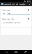 Quick Info DashClock Extension تصوير الشاشة 6