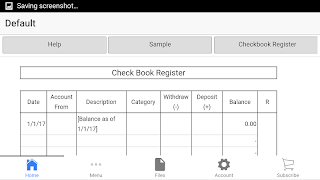 Custom Checkbook Pro اسکرین شاٹ 5