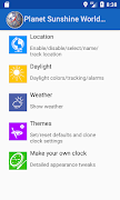 برنامهنما Planet Sunshine World Clock + عکس از صفحه