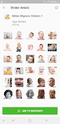 برنامه‌نما Bebes Mignons Stickers عکس از صفحه