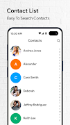 برنامه‌نما Contacts عکس از صفحه