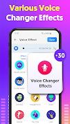 1 Schermata Voice Changer Pro Effects