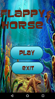 Flappy Horse in Water скриншот 1