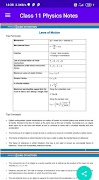 Class 11 Physics Notes screenshot 4