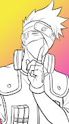 How to draw Kakashi 스크린샷 3