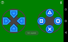 برنامه‌نما BLEJoystick عکس از صفحه