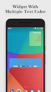1 Schermata Colorful Sticky Notes + Widget