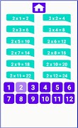 Multiplication table screenshot 5