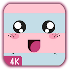 Cute kawaii wallpaper 4K simgesi