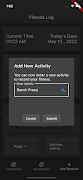 MyGymLog स्क्रीनशॉट 1