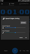 Speaking Timer Voice Stopwatch اسکرین شاٹ 6