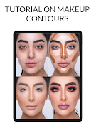 Tutorial On Makeup Contours स्क्रीनशॉट 3