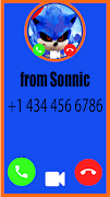 Call from Sonnic 📱 Chat + video call (Simulation) poster
