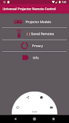 Universal Projector Remote 海報