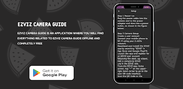 Ezviz Camera Guide الملصق