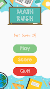 Math Rush 포스터