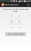 Silent mode timer 海報
