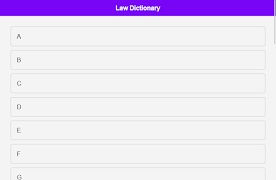 Law Dictionary Screenshot 4